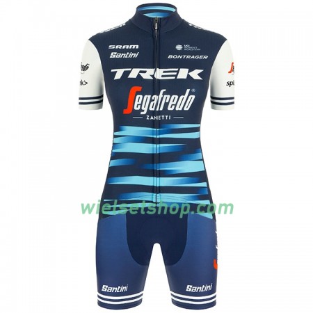 Fietskleding Dames (Fietsshirt + Fietsbroek Kort) 2020 Trek-Segafredo N003